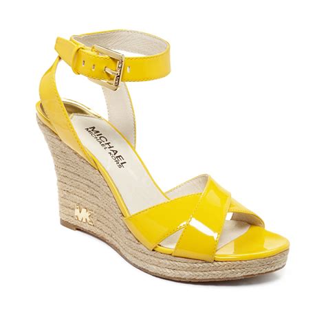 michael kors yellow shoes|michael kors yellow shoes women.